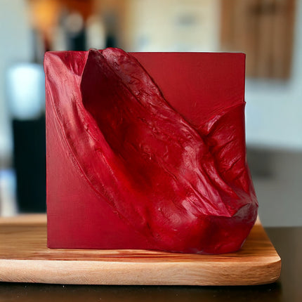 Tuval Üstü Akrilik Kırmızı Tablo-Tablo-The Felis Art-NowShopFun