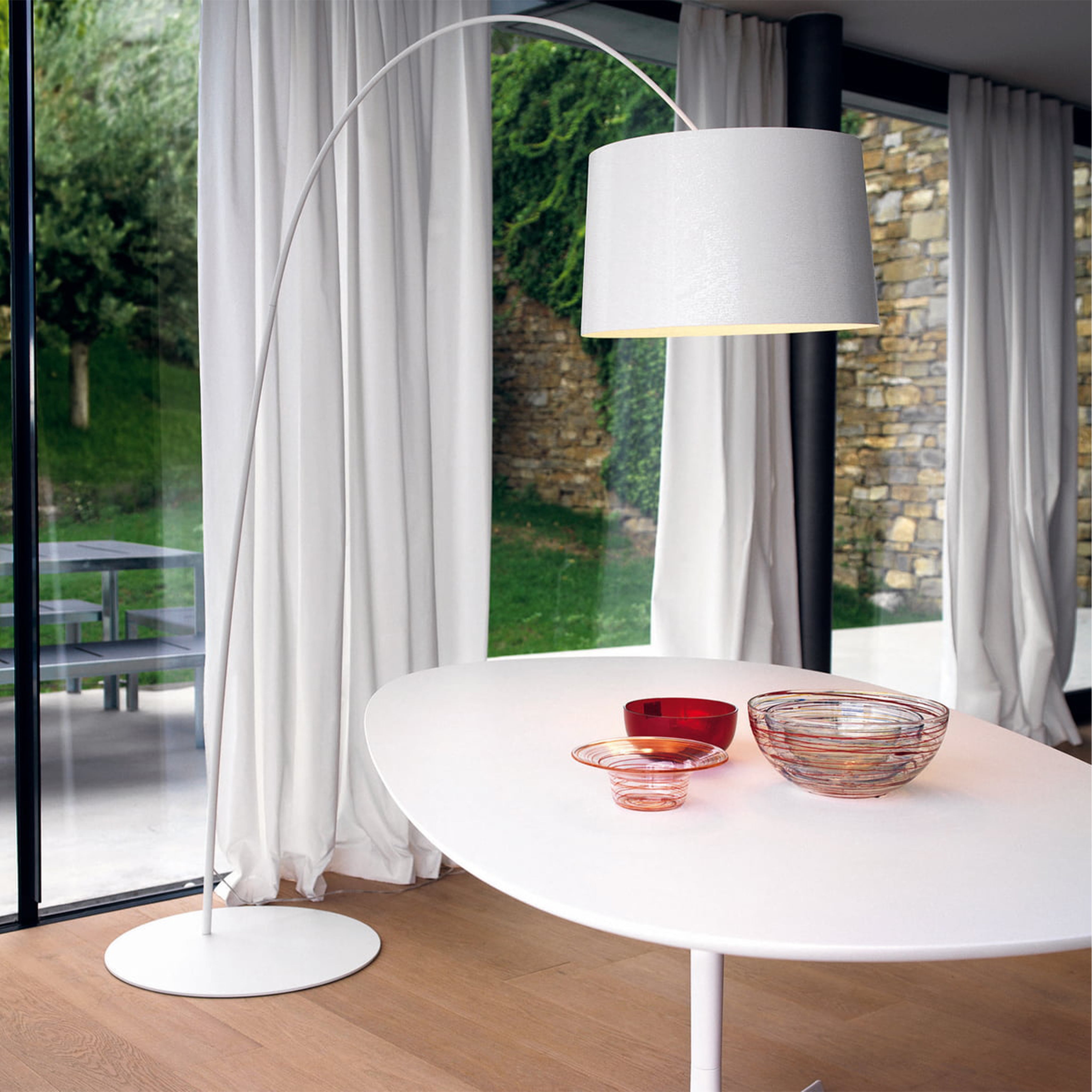 Twiggy Led Beyaz Yer Aydınlatması