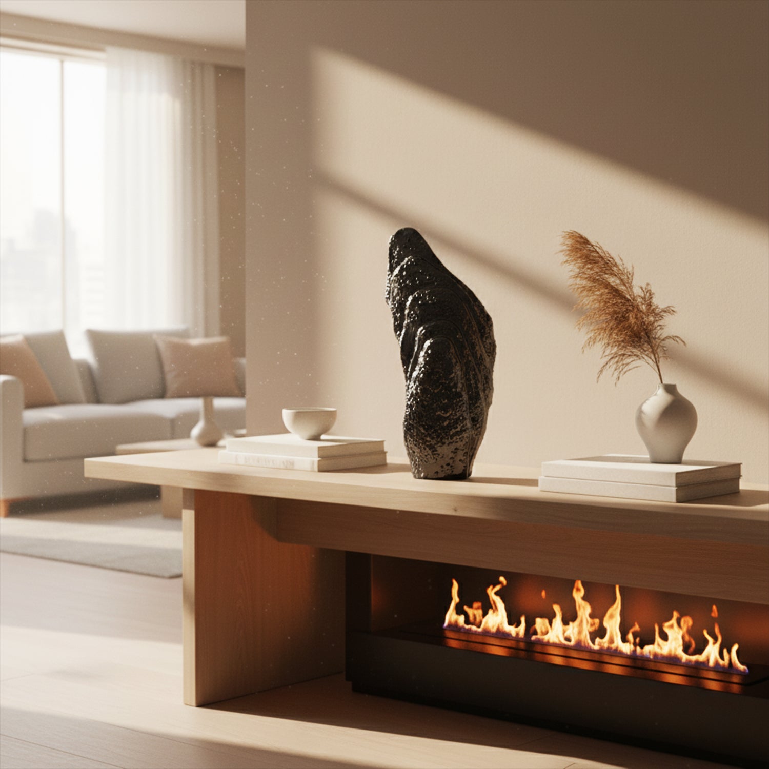 Cosmic Waves Ceramic Vase