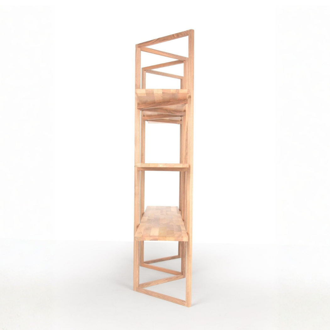 Shelfish Ahşap Kayın Kitaplık - Raf