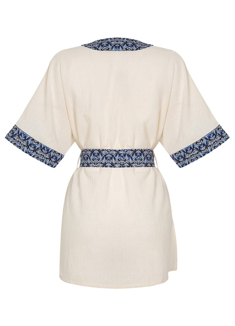 Banded Mystery Kimono