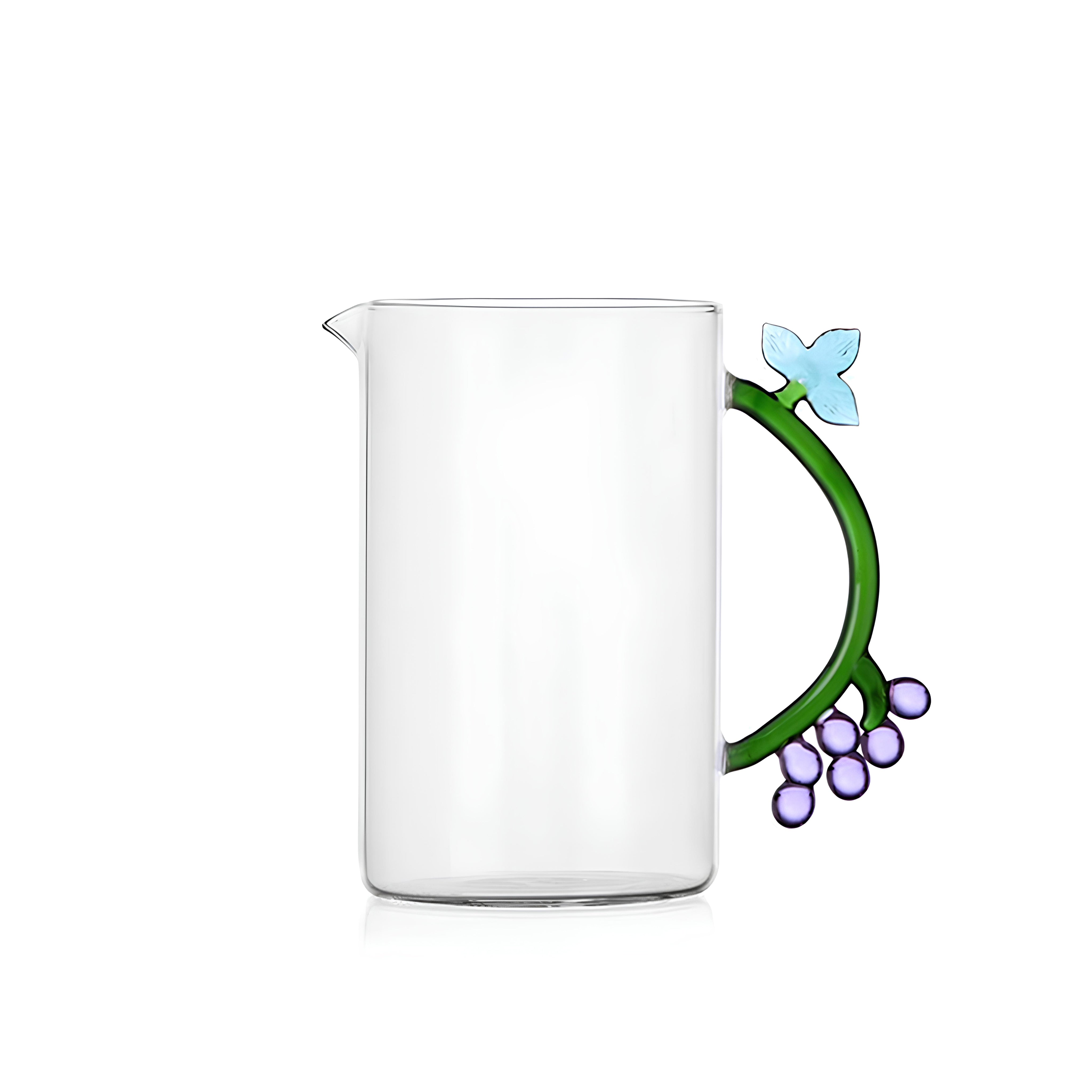 Üzüm Figürlü Cam Sürahi