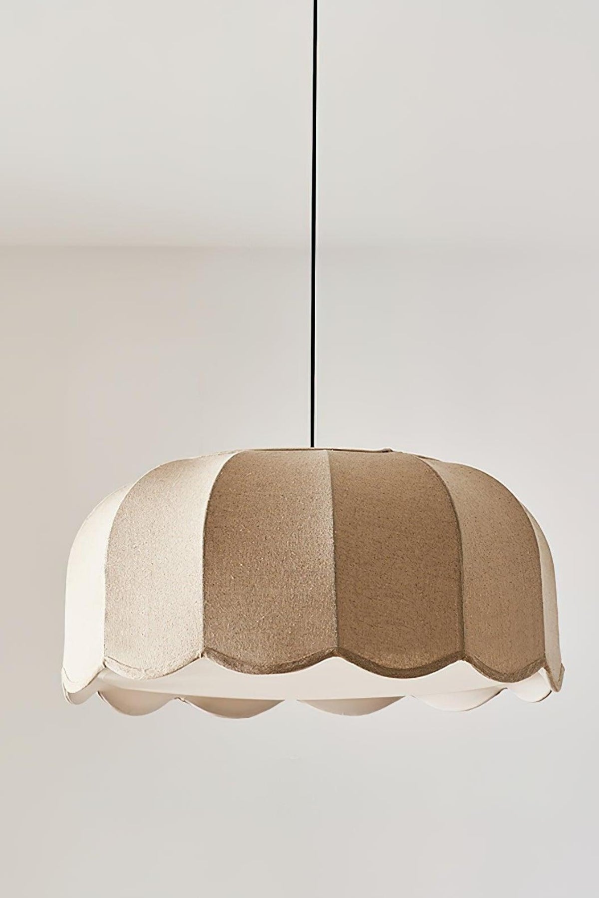 Valerixa Dilimli Kumaş Şapkalı Modern Sarkıt Avize