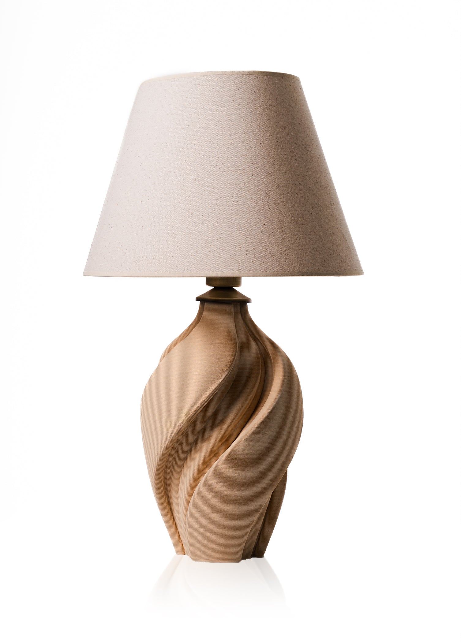 Valley Bej Seramik Abajur