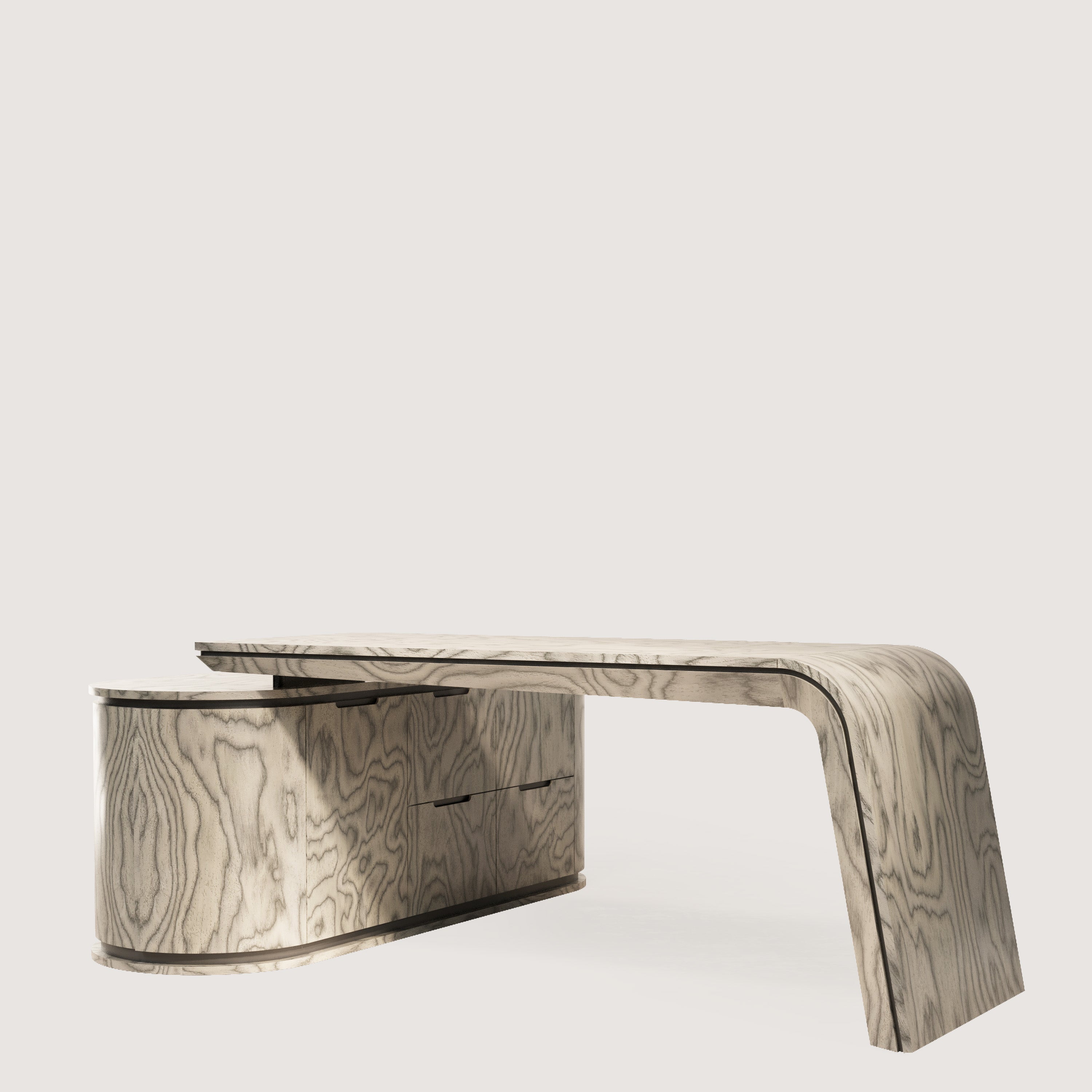 Vegas E Sottsass Ofis Masası Executive Extend