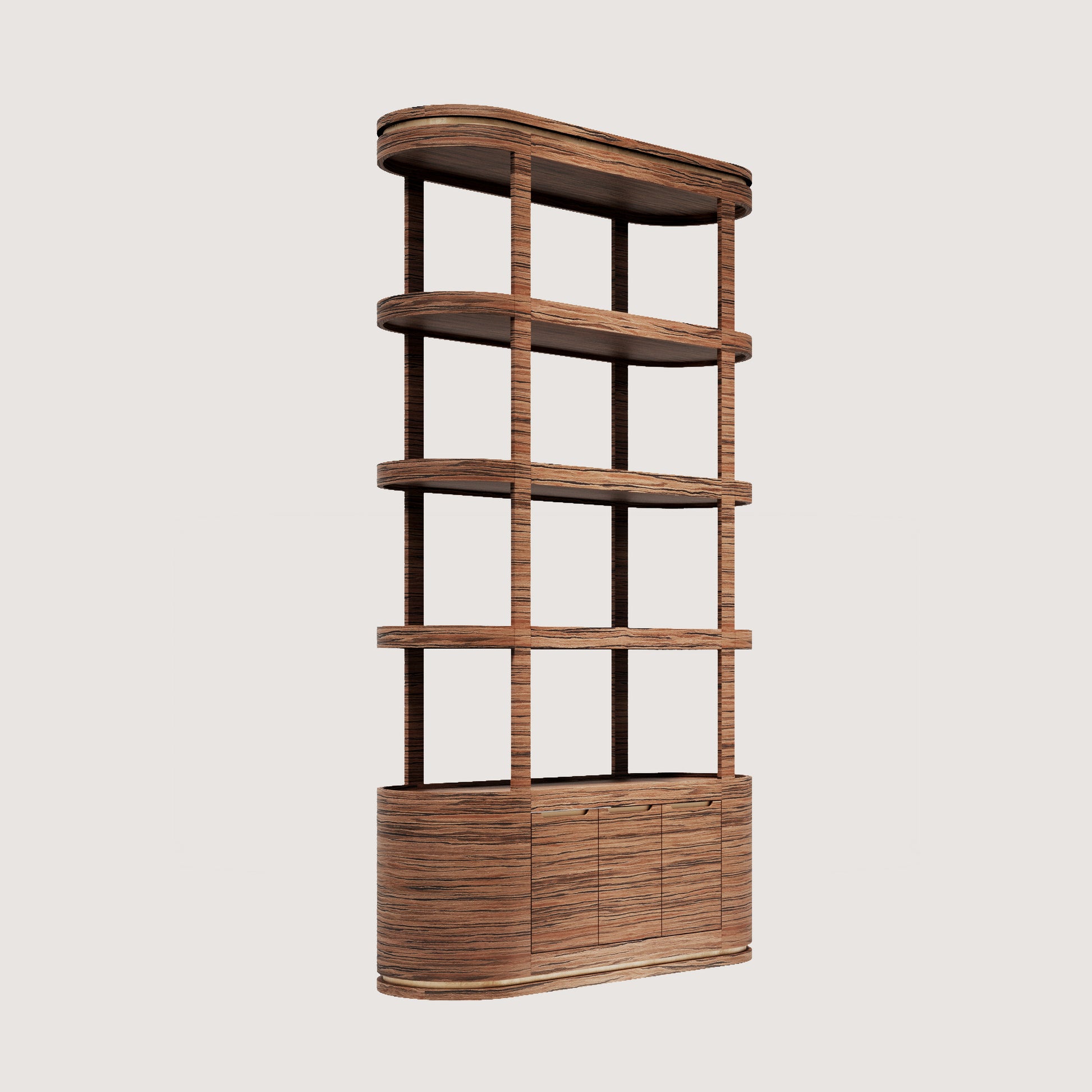 Vegas Japanese Cedar Dolaplı Kitaplık Extend