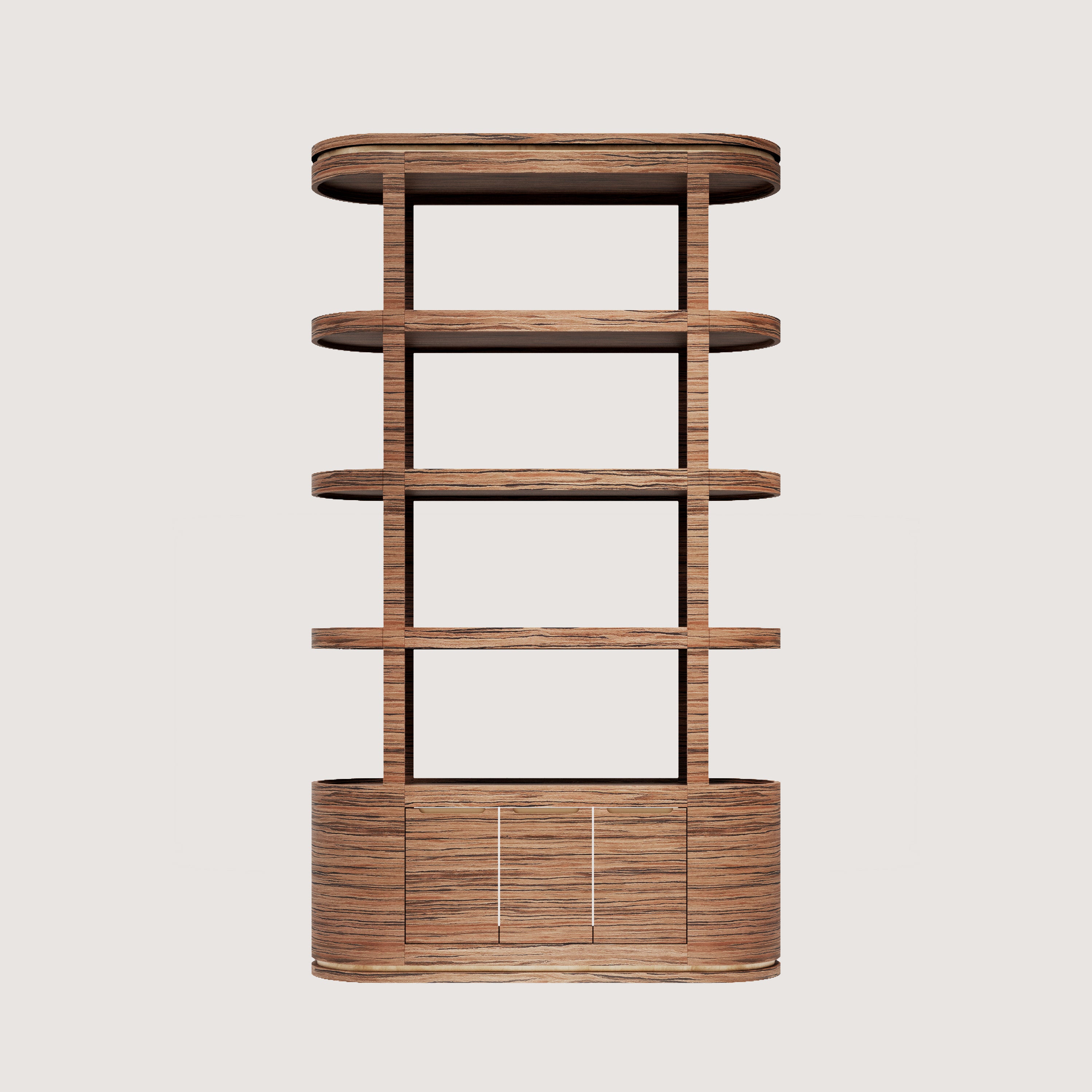 Vegas Japanese Cedar Dolaplı Kitaplık Extend