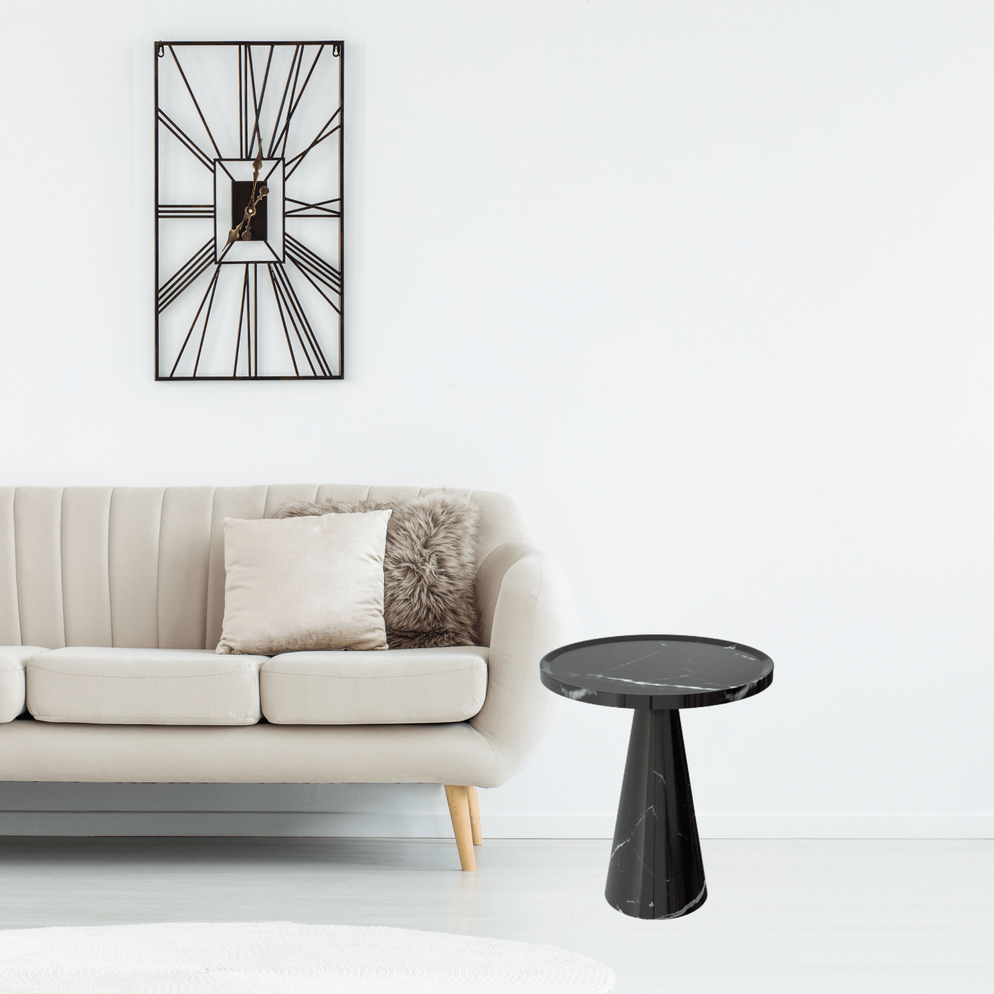 Vela Yan Sehpa-Sehpa-Marmony Concept-45cm-alexander black-NowShopFun