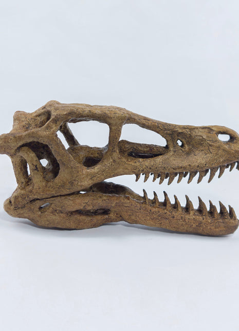 Velociraptor Mini Seramik Heykel-Heykel-The Fossil Art-NowShopFun