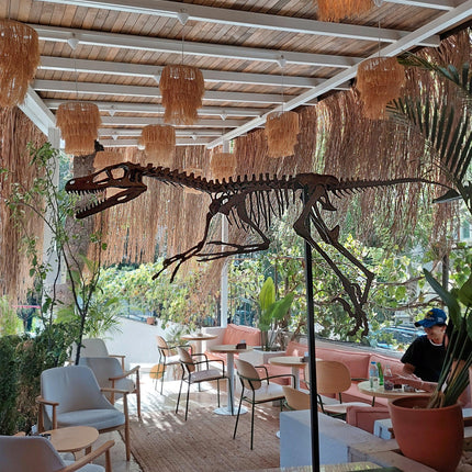 Velociraptor Tam İskelet Seramik Heykel-Heykel-The Fossil Art-NowShopFun