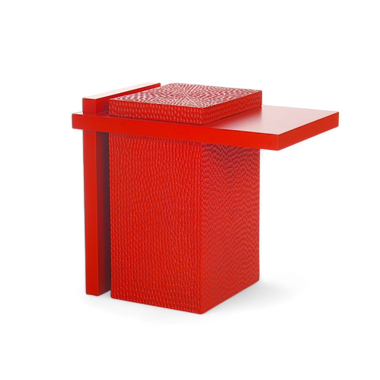 Vena Sehpa-Yan Sehpa-fika furn-Kırmızı-NowShopFun