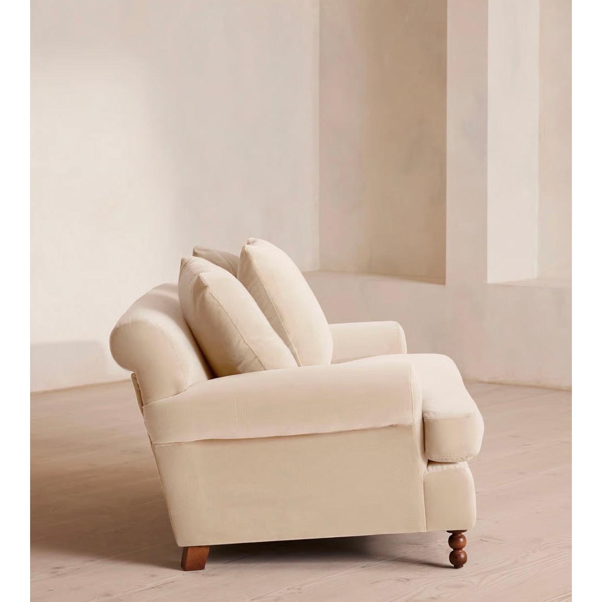 Venira Kadife Berjer-Sofalab-Gri-NowShopFun