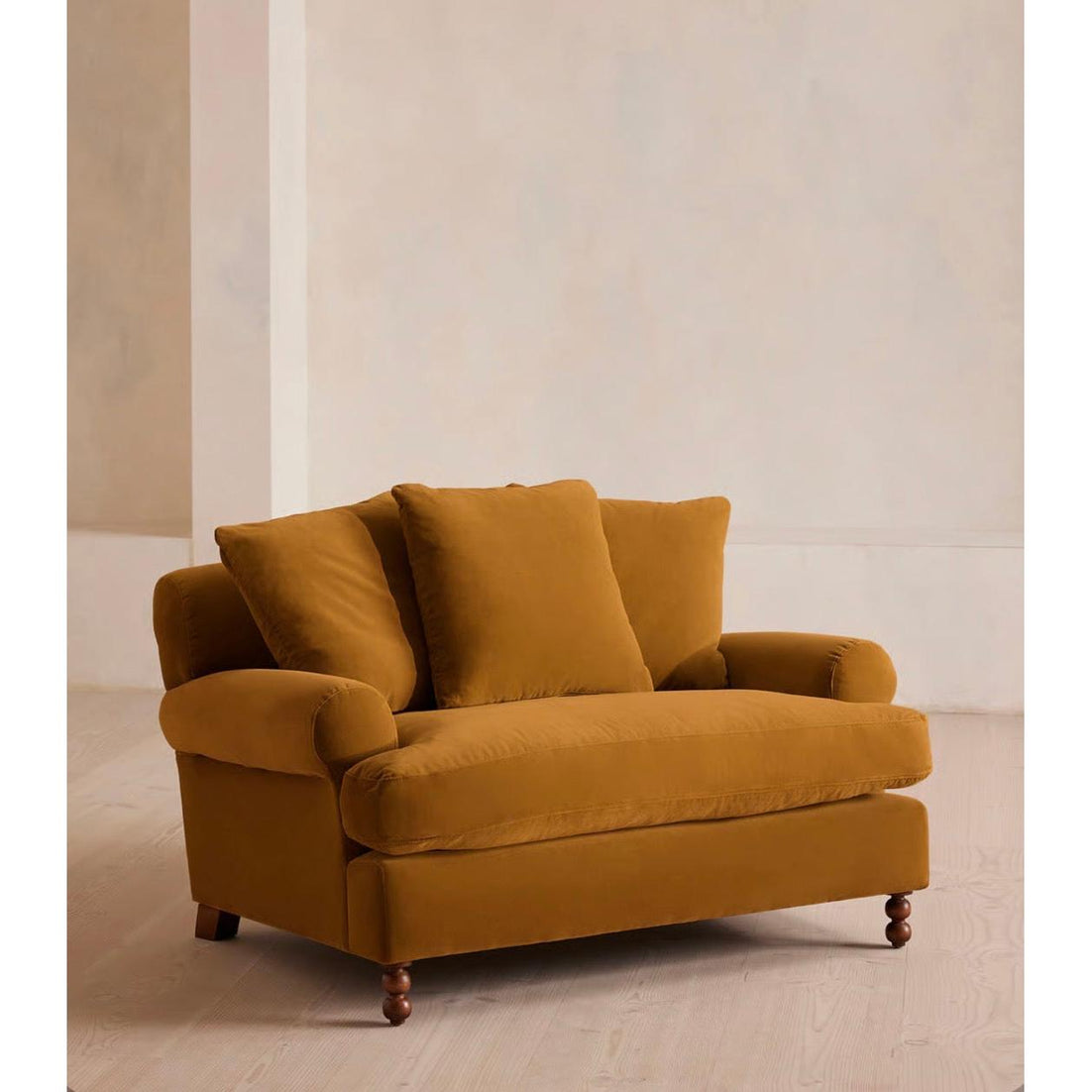 Venira Kadife Berjer-Sofalab-Gri-NowShopFun