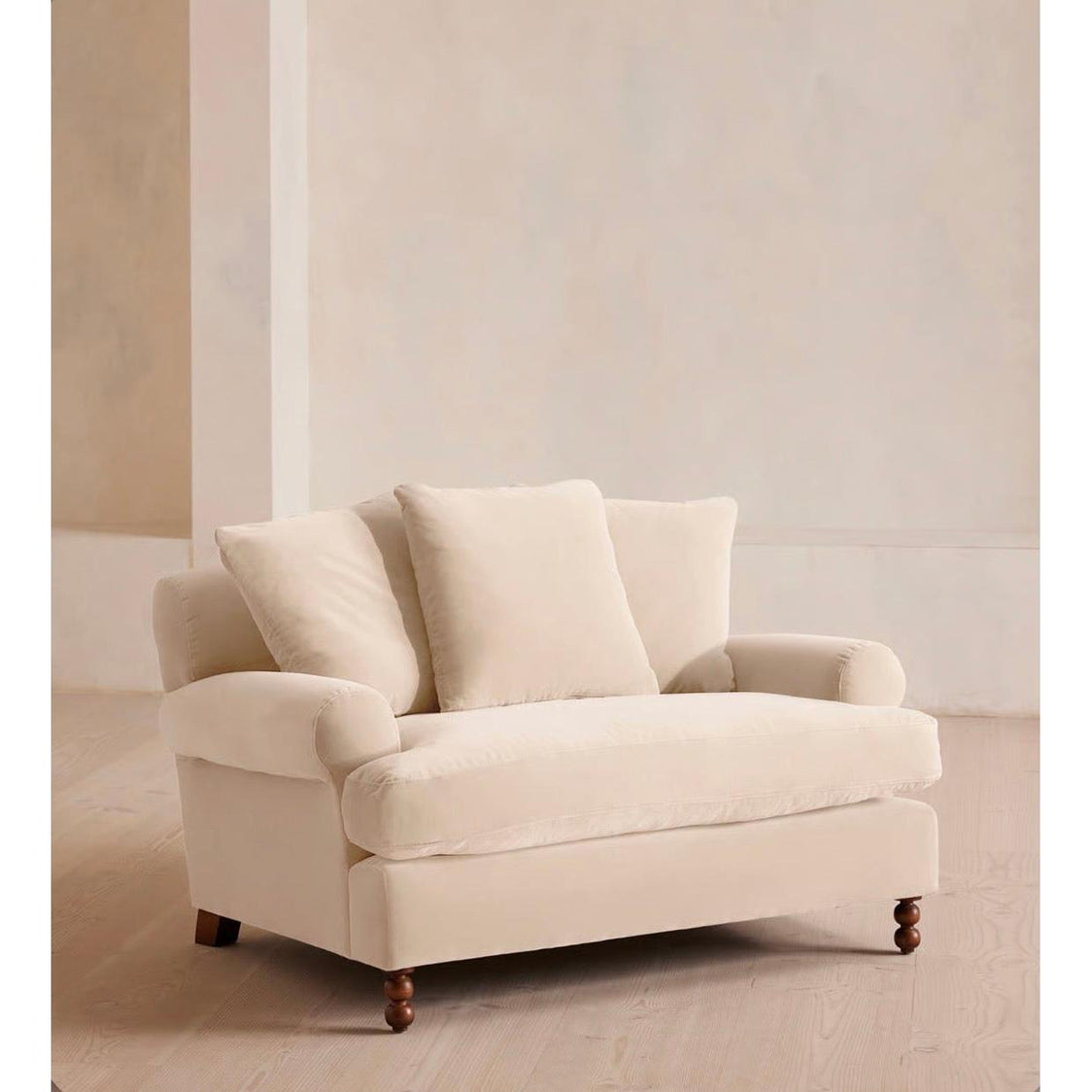 Venira Kadife Berjer-Sofalab-Gri-NowShopFun