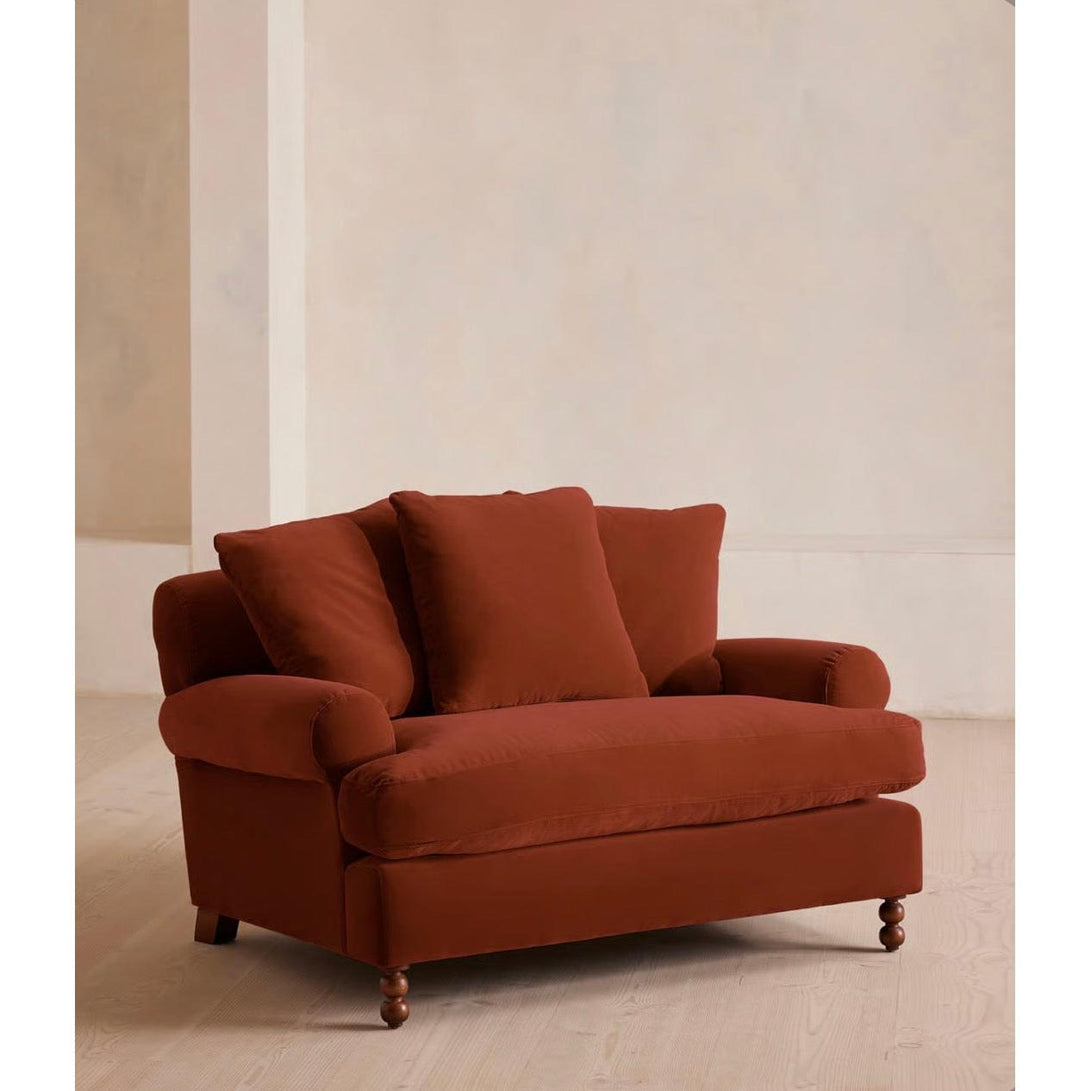 Venira Kadife Berjer-Sofalab-Gri-NowShopFun