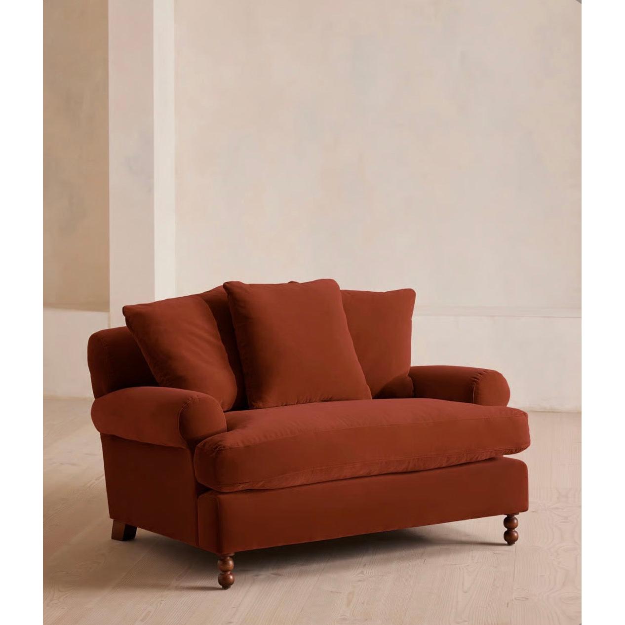 Venira Kadife Berjer-Sofalab-Gri-NowShopFun