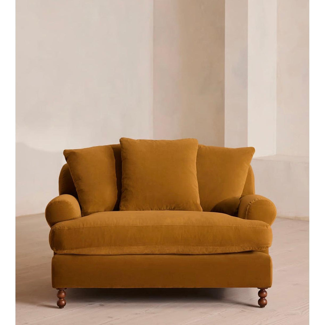 Venira Kadife Berjer-Sofalab-Gri-NowShopFun