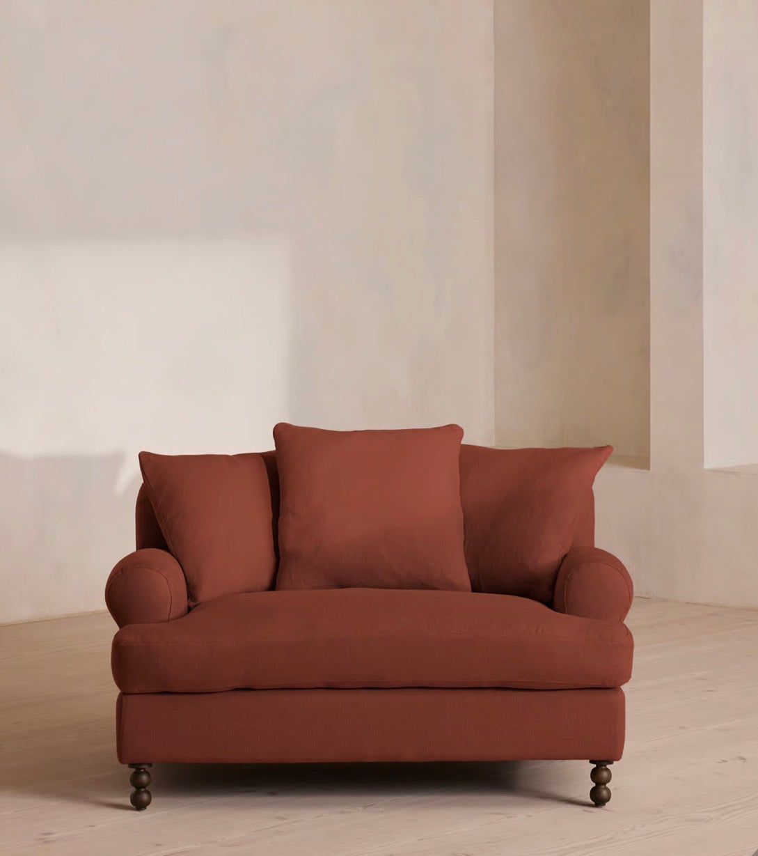 Venira Keten Berjer-Sofalab-Bordo-NowShopFun