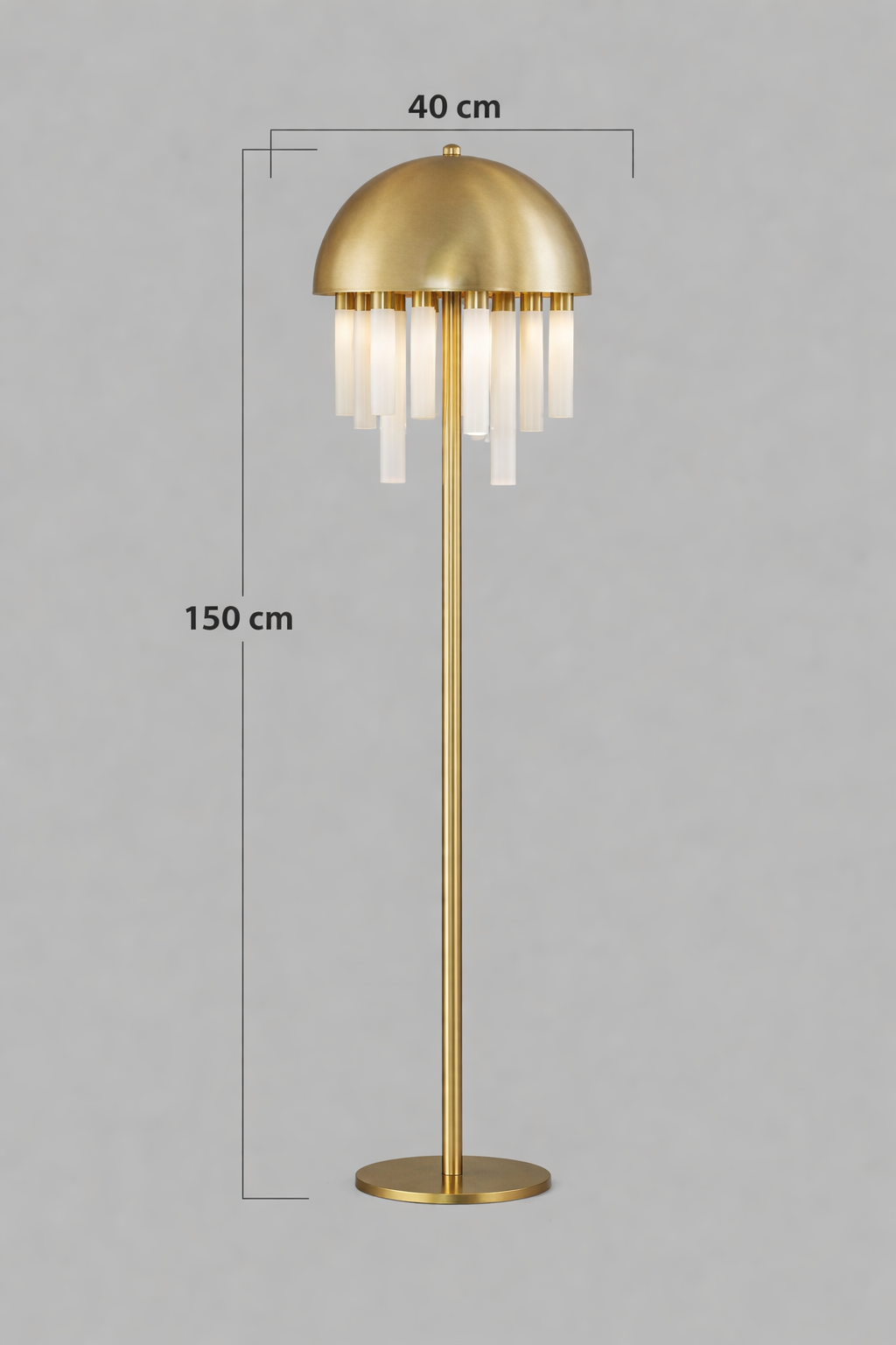 Vesla Şarjlı Zemin Lambası-Lambader-Rose Lighting-NowShopFun