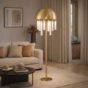 Vesla Şarjlı Zemin Lambası-Lambader-Rose Lighting-NowShopFun