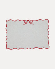 Viena Amerikan Servis-Amerikan Servis-Mariaida Home-Beyaz/Kırmızı-NowShopFun