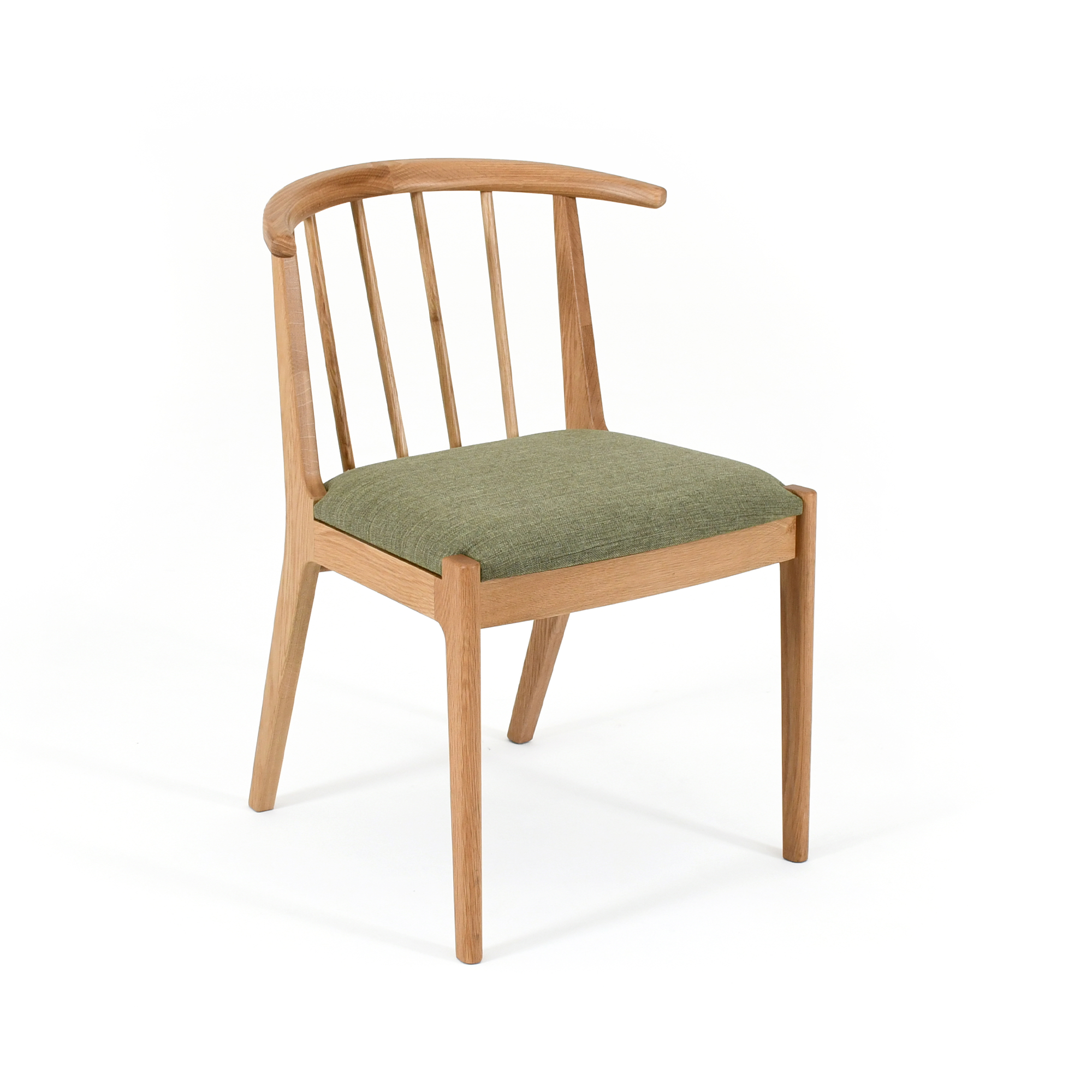 Viking Döşemeli Sandalye | Natürel Meşe