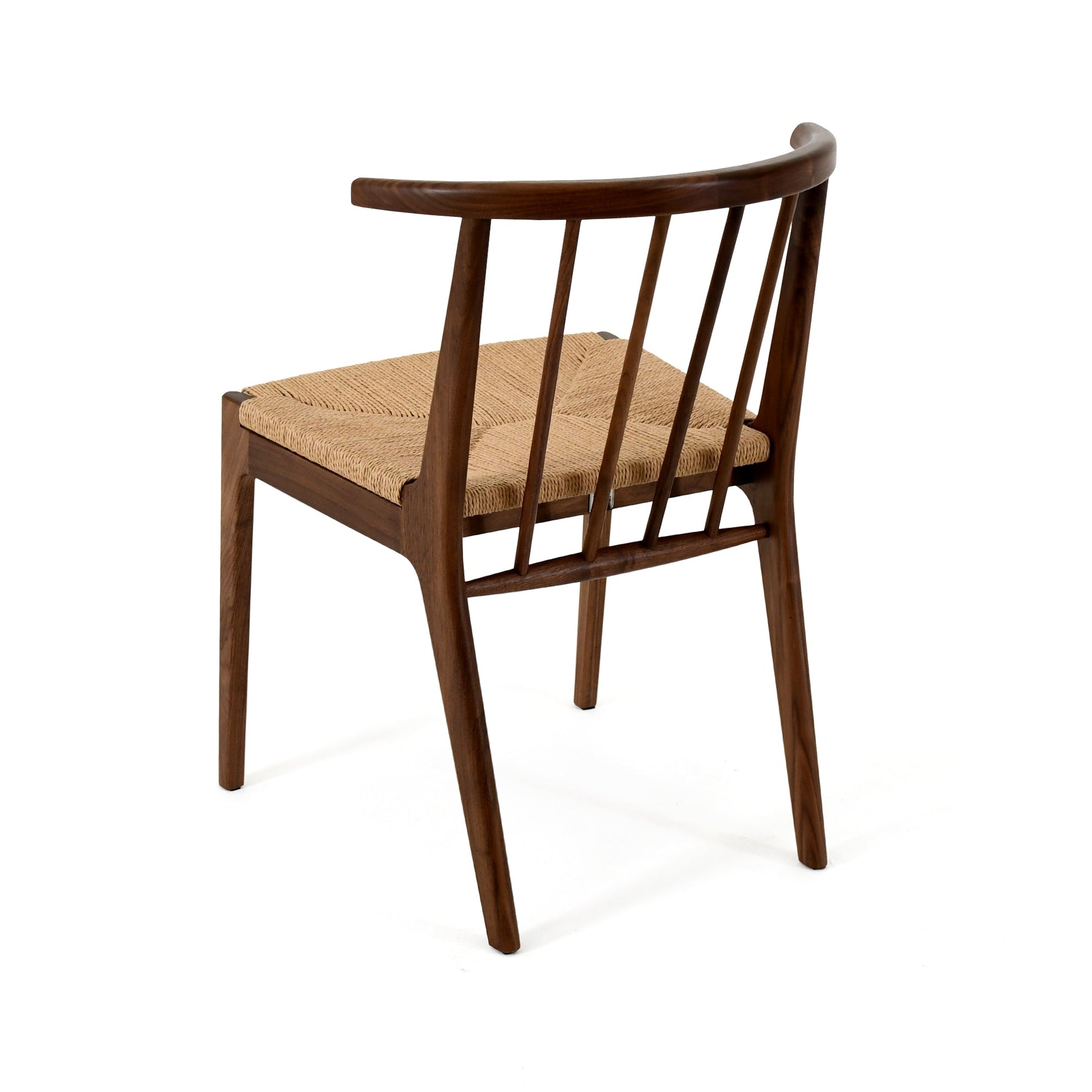 Viking İp Örgülü Sandalye | Ceviz