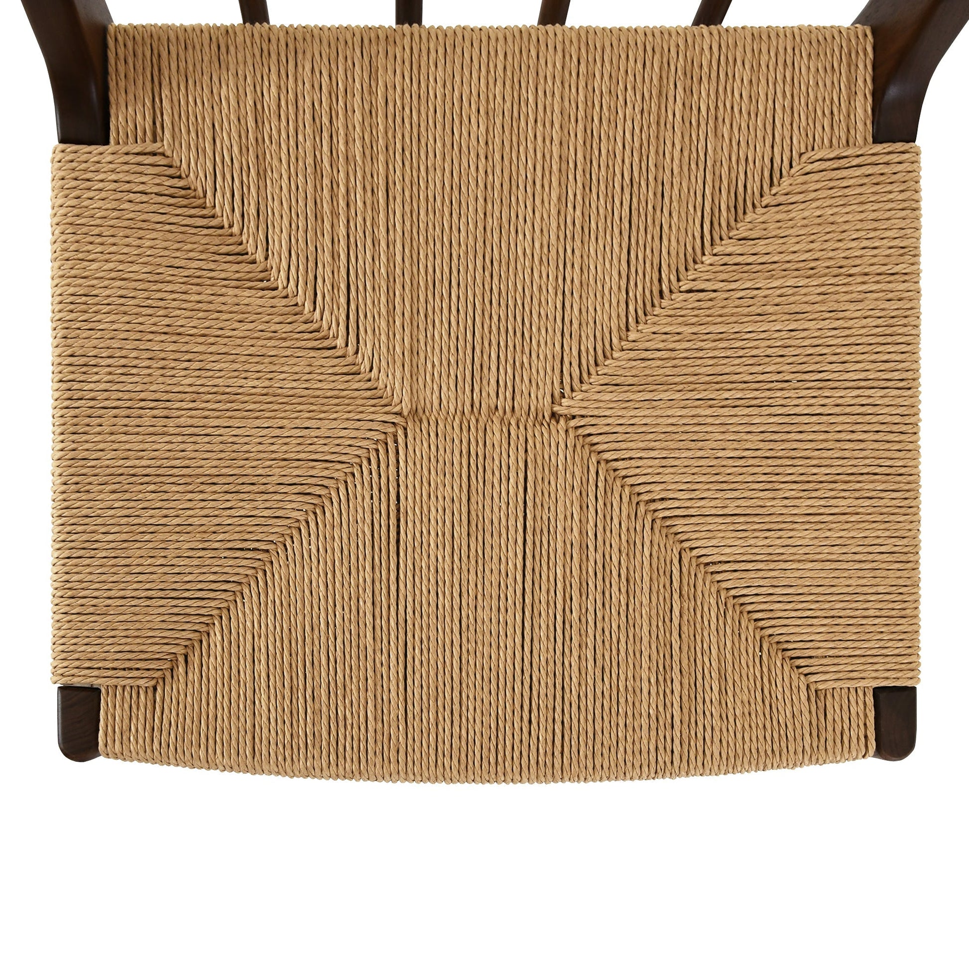 Viking İp Örgülü Sandalye | Ceviz