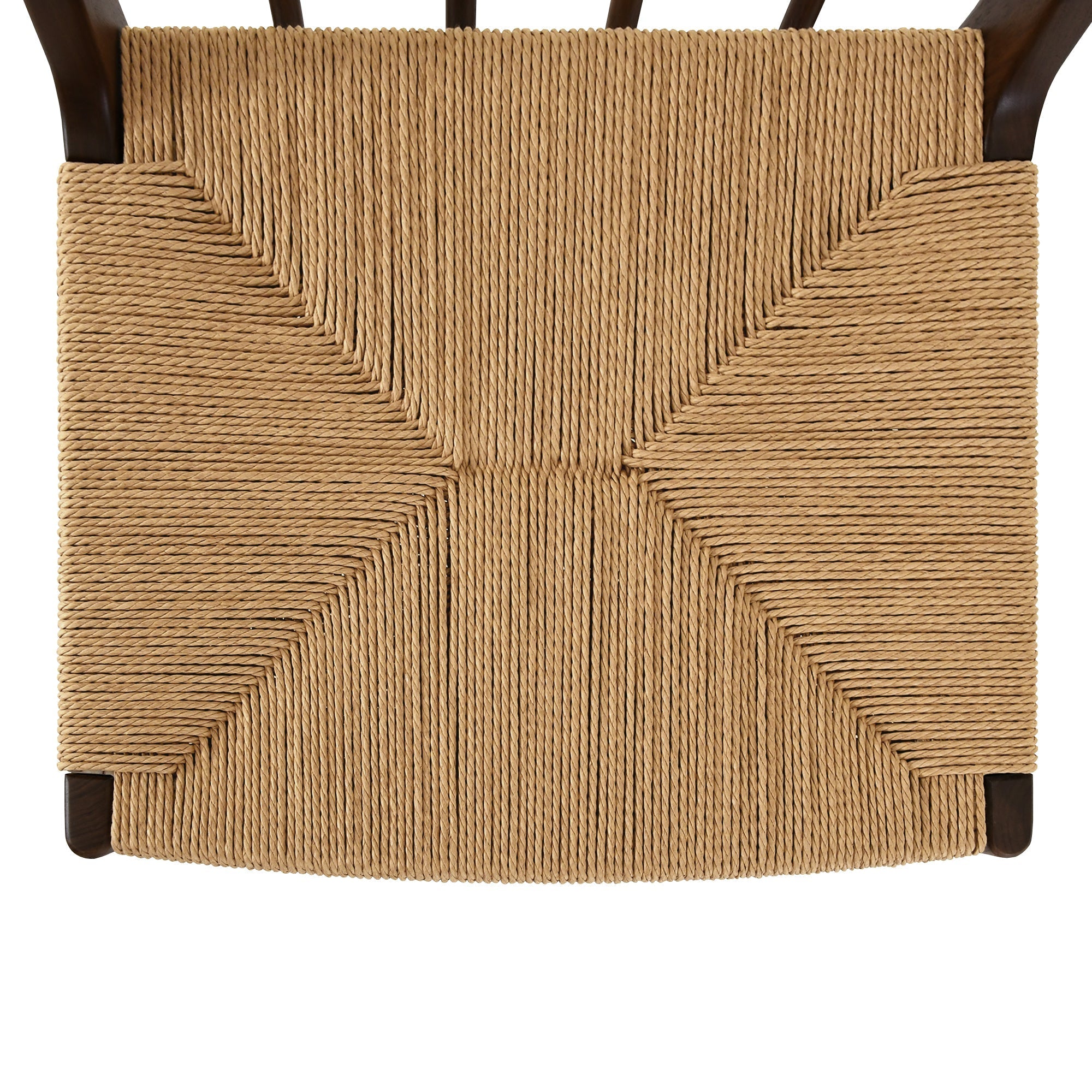 Viking İp Örgülü Sandalye | Ceviz