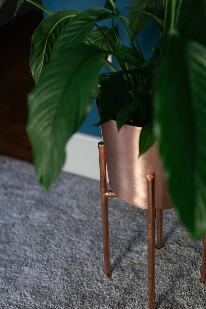 Vinca Bakır Saksı-Saksı-CC Copper Design-Doğal-NowShopFun