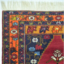 Vintage Madalyon Ve Çiçek Motifli Niğde El Dokuma Halısı 110x190 Cm