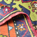 Vintage Madalyon Ve Çiçek Motifli Niğde El Dokuma Halısı 110x190 Cm