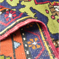 Vintage Madalyon ve Çiçek Motifli Niğde El Dokuma Halısı 110x190 cm-Kilim & Halı-KilimCo-NowShopFun