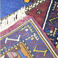 Vintage Yahyalı El Dokuma Halısı, Köy Evi Motifli 125x215 Cm-Kilim & Halı-KilimCo-NowShopFun
