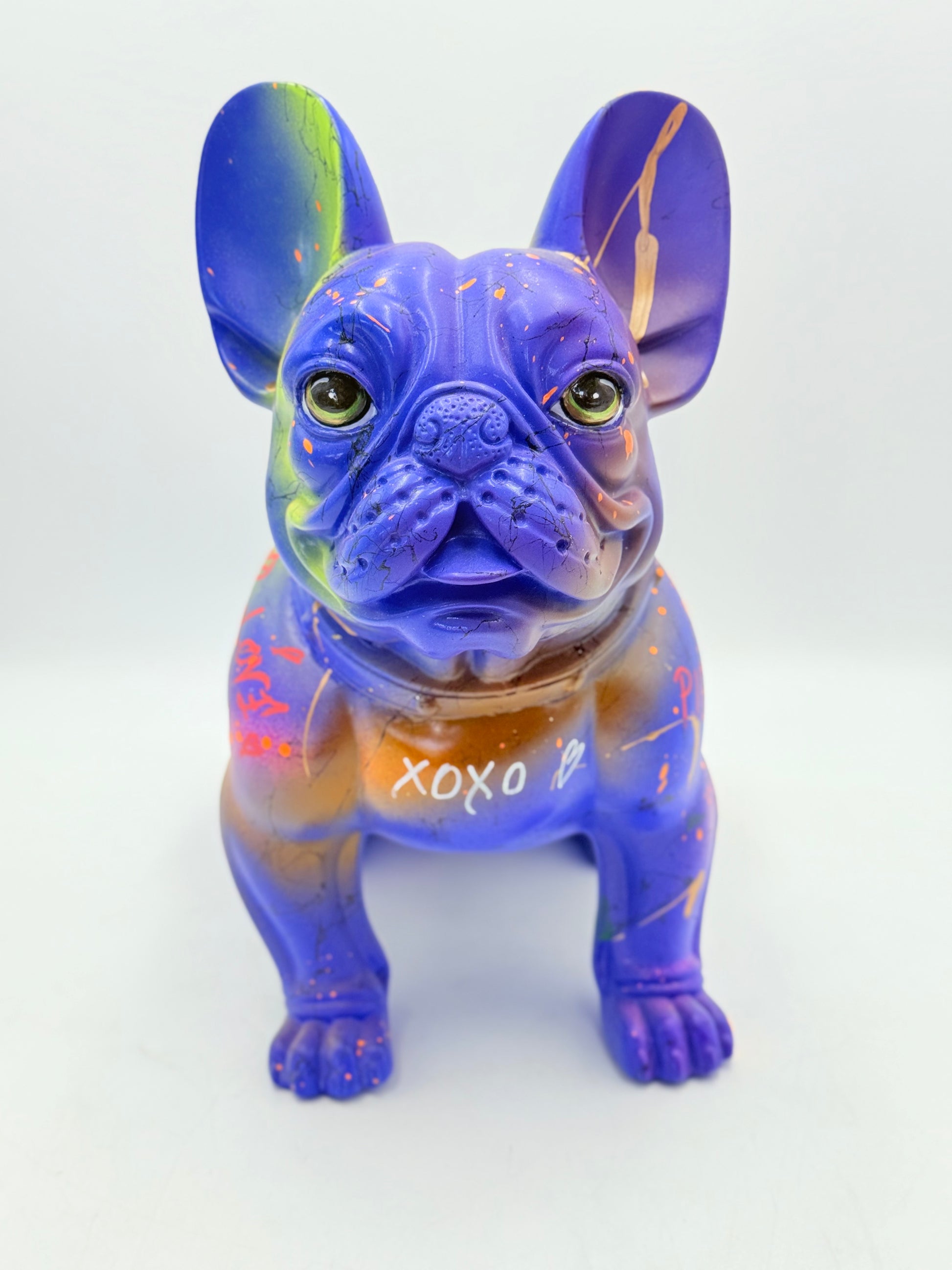 Vip Pop Art Tarzı Fransız Bulldog Heykeli
