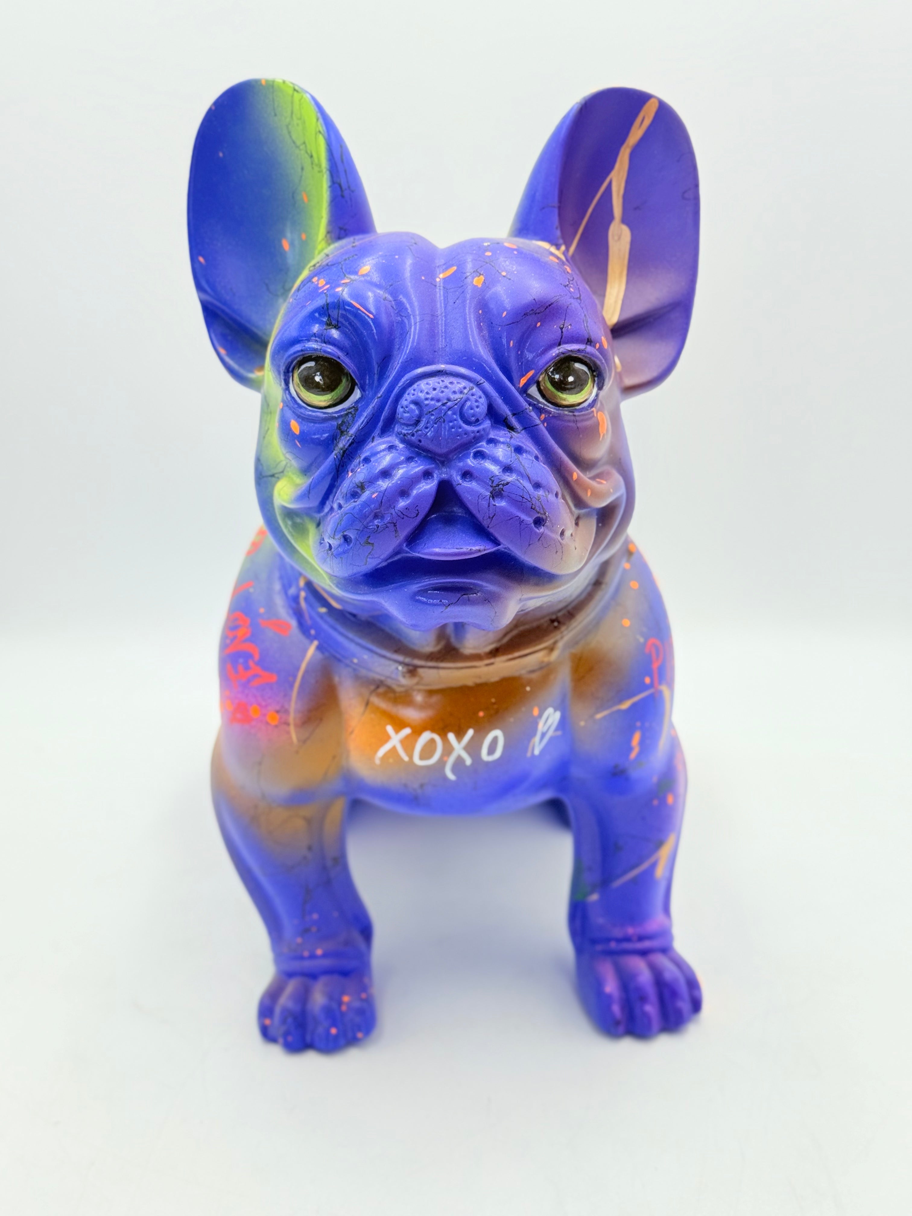Vip Pop Art Tarzı Fransız Bulldog Heykeli
