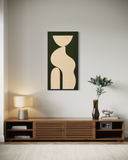 Void Form 17 | Dokulu Tablo | 60x120cm