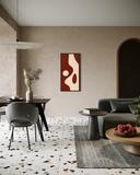 Void Form 23 | Dokulu Tablo | 60x120cm