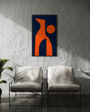 Void Form 25 | Dokulu Tablo | 70x120cm