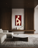 Void Form 36 | Dokulu Tablo | 70x120cm