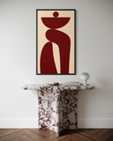 Void Form 40 | Dokulu Tablo | 70x120cm
