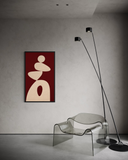 Void Form 46 | Dokulu Tablo | 70x120cm