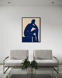 Void Form 55 | Dokulu Tablo | 80x110cm