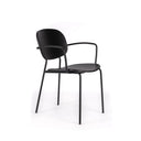 Vondel Koyu Siyah Sandalye-Sandalye-Harigariga-Extra Black-Dişbudak-NowShopFun