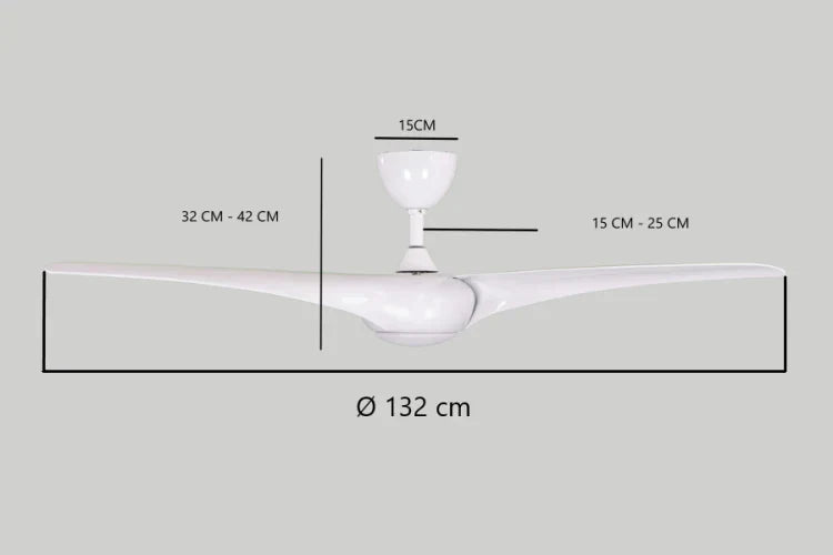 Vortex Aydınlatmalı Tavan Vantilatörü No:1