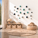 Wallicon Cross Colors Duvar Dekoru - 21'li Set