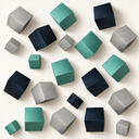 Wallicon Cross Colors Duvar Dekoru - 21'li Set