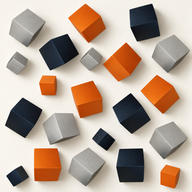 Wallicon Cross Colors Duvar Dekoru - 21'li Set