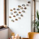 Wallicon Cross Gold Silver 20’li Duvar Dekoru | Modern Sanatsal Duvar Seti / Wallicon Cross Gold & Silver – 20’li Duvar Dekoru