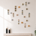 Wallicon Mix Duvar Dekoru – 36’lı Set / Wallicon Mix 36’lı Duvar Dekoru | Ahşap Küp & Metal Plaka Seti